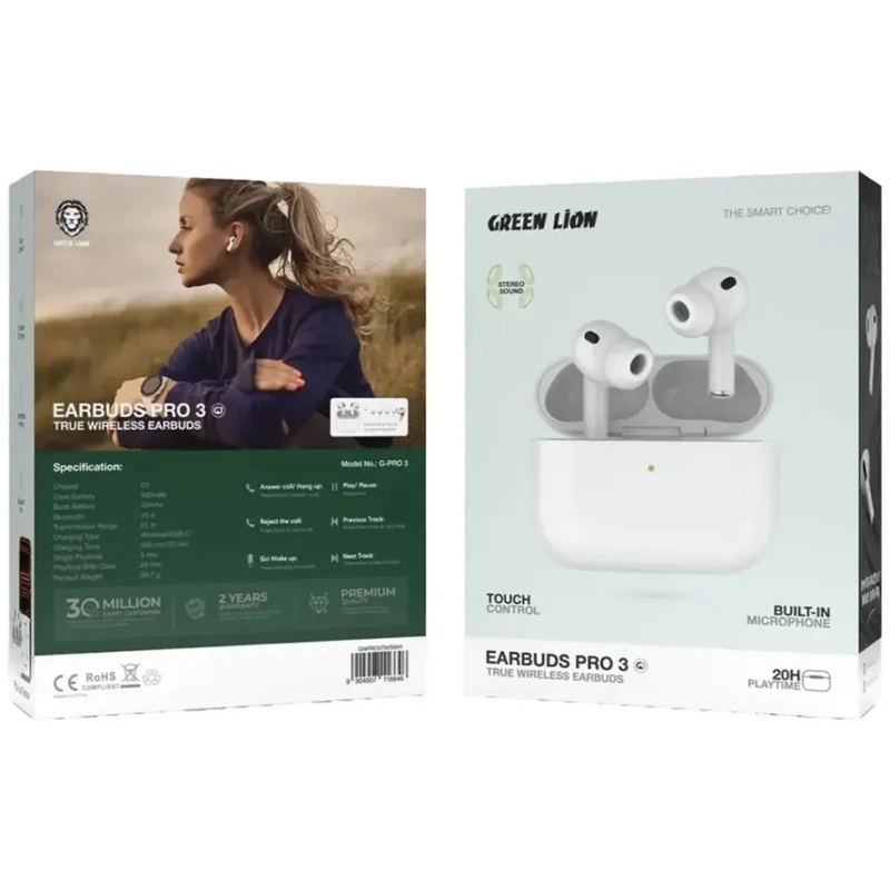 هنزفری بلوتوث GREEN LION PRO3 