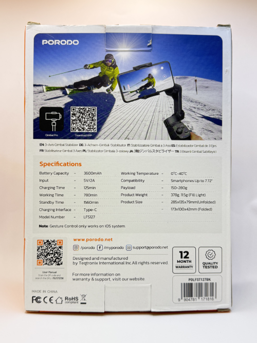 Porodo  Axis Gimbal Stabilizer  