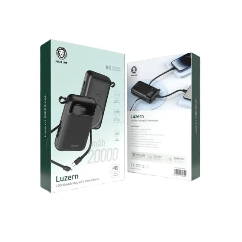 پاور بانک گرین لاین مدل Luzern  باظرفیت 20/000